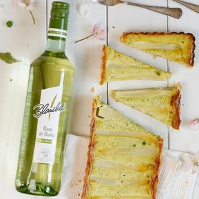 Spargel-Erbsen-Tarte